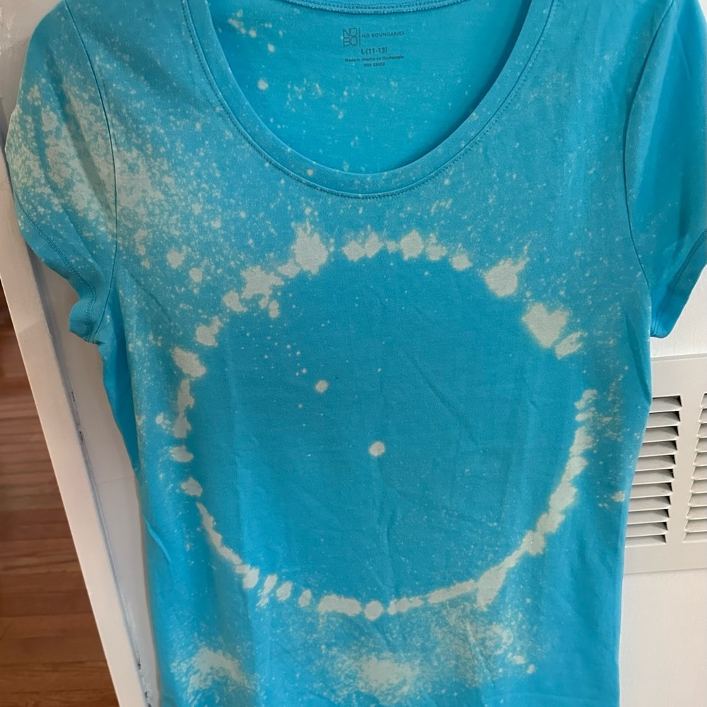 Misses size large soft, turquoise, tee shirt.NWOT